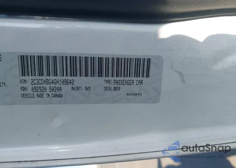 2016 Dodge Charger Se from USA, damaged, VIN 2C3CDXBG4GH109642